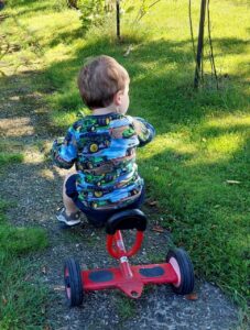 Fietsen op de boerderij